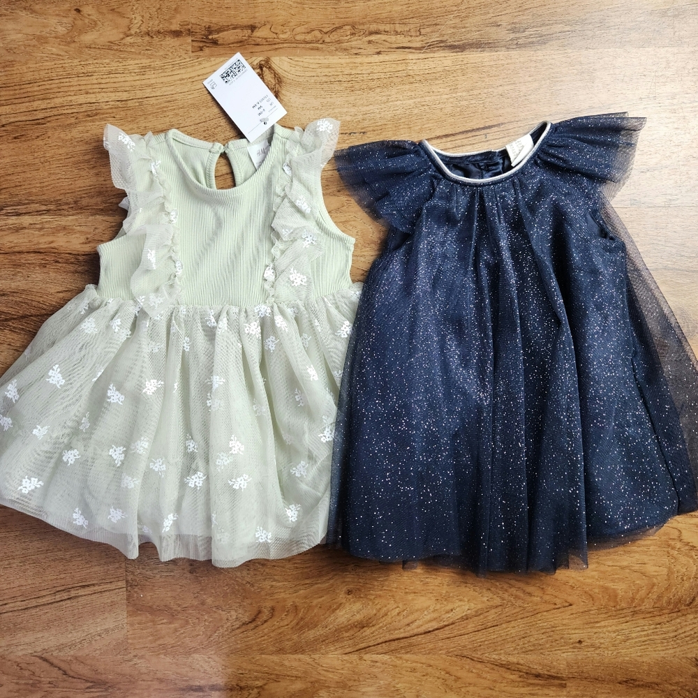 H&M Baby Girl Tulle Fancy Dresses 6-9 Months
